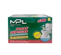 Fosas Sépticas 20 Bolsitas 20 Bolsitas/5 Meses De Tratamiento para Usuarios, Ideal para Uso Diario, con Ref. 302464