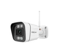 Foscam Cámara IP V5P 5Mpx con Audio bidireccional, Luz Nocturna y Sirena incluida. Blanca