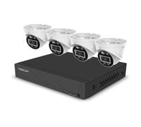Foscam FNA108E-T4-2T 8 Canales 4K 8MP PoE Kit Completo para videovigilancia con 4 cámaras de vigilancia