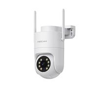 Foscam PD8 8MP 4K WiFi, cámara de vigilancia con función de Giro e inclinación, Seguimiento automático de 360°, Radar de Onda milimétrica, WiFi de Doble Banda, visión Nocturna en Color, WiFi 6