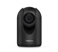 Foscam - R4M-B - Cámara IP Interior motorizada 4MP Negro - Cámara Wi-FI con Consulta y Control a Distancia 24 Horas / 7 días - Detección de Movimiento y Alerta Push