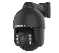 Foscam SD8EP PoE Überwachungskamera Schwarz 8MP (3840x2160), Power over Ethernet, Schwenk- und Neigefunktion, 4x optischer Zoom (SD8EP-B)