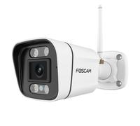 Foscam V8P WLAN cámara de vigilancia Blanco 8MP (3840x2160), WLAN de doble banda, foco integrado y sirena de alarma