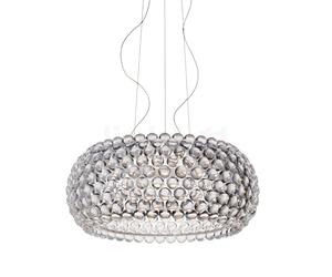 Foscarini Caboche Plus, lámpara de suspensión LED, transparente - grande - MyLight - tunable white