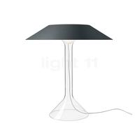 Foscarini Chapeaux, lámpara de sobremesa LED, gris - metal - ø44 cm