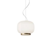 Foscarini Lámpara colgante Chouchin 1 Reverse Blanco/dorado