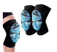 FOSDICK 1 Par Rodilleras Voleibol, 25mm Esponja Gruesa Antideslizante Rodilleras Trabajo, Flexibles Rodillera Balonmano, Rodillera Gym, para Portero Fútbol Arrodillado Baile Hip Hop