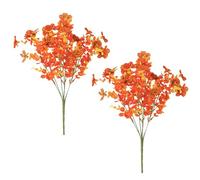 FOSDICK 2 Ramos de Flores Artificiales Decoracion Otoño, Ramo de Flores Artificiales Adornos Otoño Flor Artificial para Manualidades, Ramo de Boda, Centro de Mesa, Arreglos Florales, Decoración Otoñal