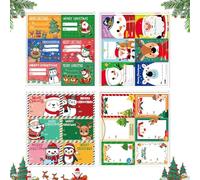 FOSDICK 96 Piezas Pegatinas Navideñas Etiquetas, Etiquetas Navidad Autoadhesivas, Pegatinas Navidad Regalos, Etiqueta Adhesivas Navidads para Regalos Tarjetas de Felicitación Scrapbooking