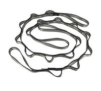 FOSER 2 cadenas de margaritas, correa de extensión para hamaca de yoga, correa de nailon ajustable de 23 KN para escalada, fitness, pilates y ejercicio (gris)