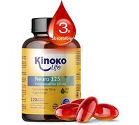 Fosfatidilserina Pura NEURO 125mg 120 Cápsulas (Sofgels) con Aceite Oliva extra Virgen Libre de Soja 3x Absorción No OGM Fosfatisilserina procedente de Lecitina de Girasol