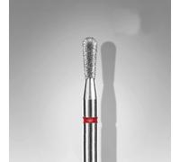 Fósforo FA120R023/5 - Fresa de diamante (2,3 mm de diámetro, grano fino), color rojo