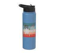 Fósforos quemados sin quemar carbonizados puntas rojas humo Stainless Steel Insulated Water Bottle