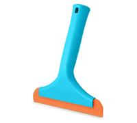 FOSHIO Extractor de ventana de silicona para uso general, pequeño extractor de parabrisas de coche, extractor de ducha, pequeño para coche, limpiador de ventanas, herramienta de limpieza, color azul