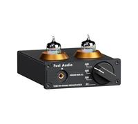 Fosi Audio Box X2 Preamplificador de Fono para Tocadiscos MM, Preamplificador con Engranaje de Ganancia, Tubo Estéreo, Mini Preamplificador de Vacío Hi-Fi con Fuente de Alimentación de 12V CC