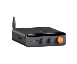 Fosi Audio BT20A MAX Amplificador de Potencia Estéreo, Amplificadores Audio HiFi de 300Wx2 con PFFB, LDAC Bluetooth 6.0 Amp,Doble Fuente de Alimentación Independiente, Mando a Distancia, Sistemas 2.1