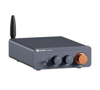 Fosi Audio BT20A Pro Amplificador Hifi, Mini Amplificador 300Wx2 con Bluetooth y Chip TPA3255, Stereo Audio Amp Clase D Estéreo 2.0 Canales, Ajuste de Graves y Agudos, Ampli de Potencia Hifi