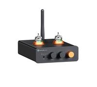 Fosi Audio GR40 Preamplificador de Tubo con DAC, Amplificador de Auriculares Estéreo de 3,5 mm, Audio Doméstico para Altavoces/Auriculares Activos, Preamplificador con Bluetooth y USB/Opt/Coax