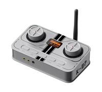 Fosi Audio K7 DAC Amplificador de Auriculares, Convertidor de Audio Digital a Analógico USB C de Escritorio para Espacio de Trabajo y Juegos PC PS5, OPT/COA/Bluetooth aptX HD LL/Entrada (Plateado)