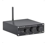 Fosi Audio M01-BT Bluetooth 5.0 Amplificador de subwoofer de 300 vatios Mini amplificador de potencia Hi-Fi Mono con control de agudos y graves para subwoofer/altavoz pasivo, subwoofers activos