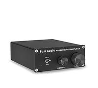 Fosi Audio M04 Amplificador de subwoofer para cine en casa Monocanal Digital Clase D Amplificador de potencia integrado para altavoces pasivos Subwoofer clasificado 100W MAX