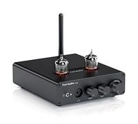 Fosi Audio T20X Amplificador de 200W con Bluetooth, Amp de Tubo para Auriculares, Receptor de Audio Estéreo de 2 Canales, Mini Amplificador Digital Hi-Fi de Clase D para Altavoces Pasivos Domésticos