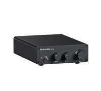 Fosi Audio TB10D 600W TPA3255 Mini Amplificador de Potencia HiFi Estéreo Clase D Amp Receptor de Audio Digital Integrado de 2 Canales para Altavoces Pasivos con Control de Agudos y Graves