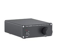 Fosi Audio V1.0B Altavoz Amplificador Estéreo 50W x 2, Amplificador de Audio de 2 Canales Mini HiFi Clase D Integrado TPA3116 con Fuente de Alimentación de 19V, 4.74A