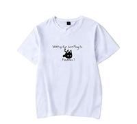 Fosike Omori Tshirt Unisex, Omori Game Camiseta De Manga Corta Tshirt Hombre y Mujeres, Top Casual con Cuello Redondo Oversized