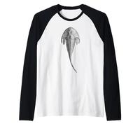 Fósil de cefalaspis - Paleontología temprana de vertebrados devónicos Camiseta Manga Raglan