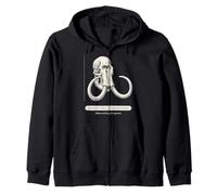 Fósil de la Edad de Hielo de Paleontología de Mamut Sudadera con Capucha