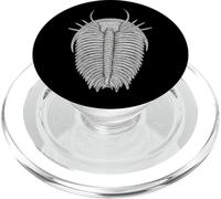 Fósil de Trilobites, Vista ventral, paleontología científica, Arte PopSockets PopGrip para MagSafe
