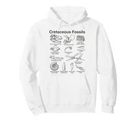 Fósiles Cretácicos Huesos Paleontología Cráneo Dinosaurio Sudadera con Capucha