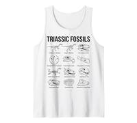 Fósiles Triásicos Paleontología Científica Arte Camiseta sin Mangas