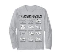 Fósiles Triásicos Paleontología Científica Arte Manga Larga