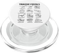 Fósiles Triásicos Paleontología Científica Arte PopSockets PopGrip para MagSafe