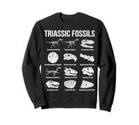 Fósiles Triásicos Paleontología Científica Arte Sudadera