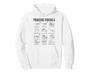 Fósiles Triásicos Paleontología Científica Arte Sudadera con Capucha