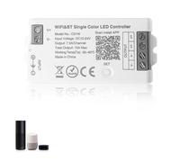 Fosingut C01W LED Controlador WiFi,Control por Voz,APP Tuya/Smart Life,LM091,LM096,LM007,LM097 Remoto,Temporizador,Regulable Interruptor para 12-24V Tiras LED COB SMD 5630,5730,3528,3014(Monocromo)