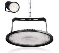 Fosingut UFO LED Lámpara de Alta Bahía 300W,Focos LED Interior Techo 6500K Blanco Frío,IP65 Impermeable Naves Industrial High Bay Lámpara,Campana Iluminación de Almacén para Fábrica,Garaje,Taller