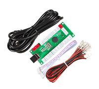 Fosiya Codificador USB Zero Delay Arcade PC a Joystick para proyectos Windows & Linux & MAME & Raspberry Pi Retropie (1 Player 5pin Joystick + Sanwa Style Buttons)