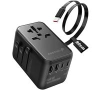 Fosmon Adaptador de Viaje Universal Mundial GAN III 35W con Câble