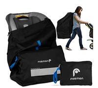 Fosmon Bolsa de Viaje para Asiento de Coche para avión, Correa Ajustable Acolchada Estilo Mochila de Nailon, tamaño Universal