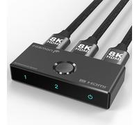 Fosmon Conmutador HDMI 2.1 8K Bidireccional Splitter para Pantallas