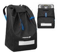 Fosmon Funda Acolchada para Silla de Coche para Avión, Mochila con Correas Ajustables, Bolsa de Viaje Gate Check Grande para Silla de Bebé, Elevador y Asientos Estándar, Resistente al Agua y Duradera