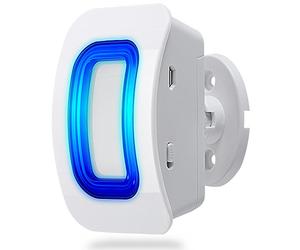 Fosmon WaveLink Sensor de Movimiento inalámbrico Detección de Alarma, Seguridad Timbre de Alarma para la Tienda de Garaje para el hogar - 1 Detector de Movimiento, 1 Receptor enchufable