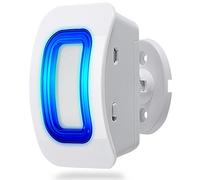 Fosmon WaveLink Sensor de Movimiento Inalámbrico para Alarma Hogar | Timbre de Seguridad para la Tienda y Garaje Incluye Un Detector de Movimiento y Un Receptor Enchufable de Radio
