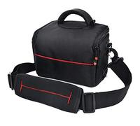 FOSOTO Bolsa bandolera para cámara SLR/sin espejo, funda compacta compatible con Sony A6400 ZV-E10 / Canon 2000D R10 M50 / Fujifilm XT50 X100VI, bolsa pequeña ligera para cámara con cubierta extra