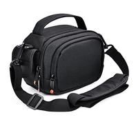 FOSOTO Funda para videocámara cámara de vídeo, funda para cámara de teléfono móvil, cámara digital, cámara compacta, para Panasonic HC-V180 V777, Negro , Bolsa para videocámara