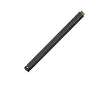 Fossenil Brazo de ducha de acero inoxidable negro extensión de ducha cuadrada 30 cm